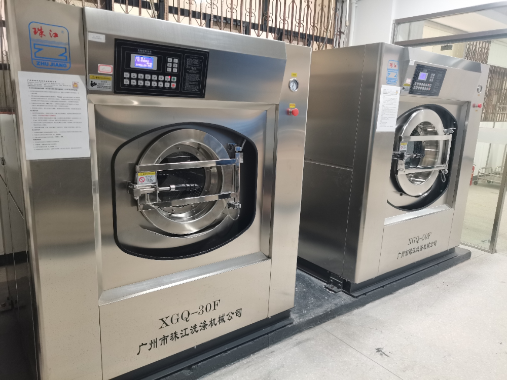 廣州賓館專用工業洗衣機：三層不銹鋼工藝+變頻技術，源頭工廠質量可靠售后無憂